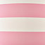 Kids Colours Little candy stripe Pink & white Light shade (D)25cm