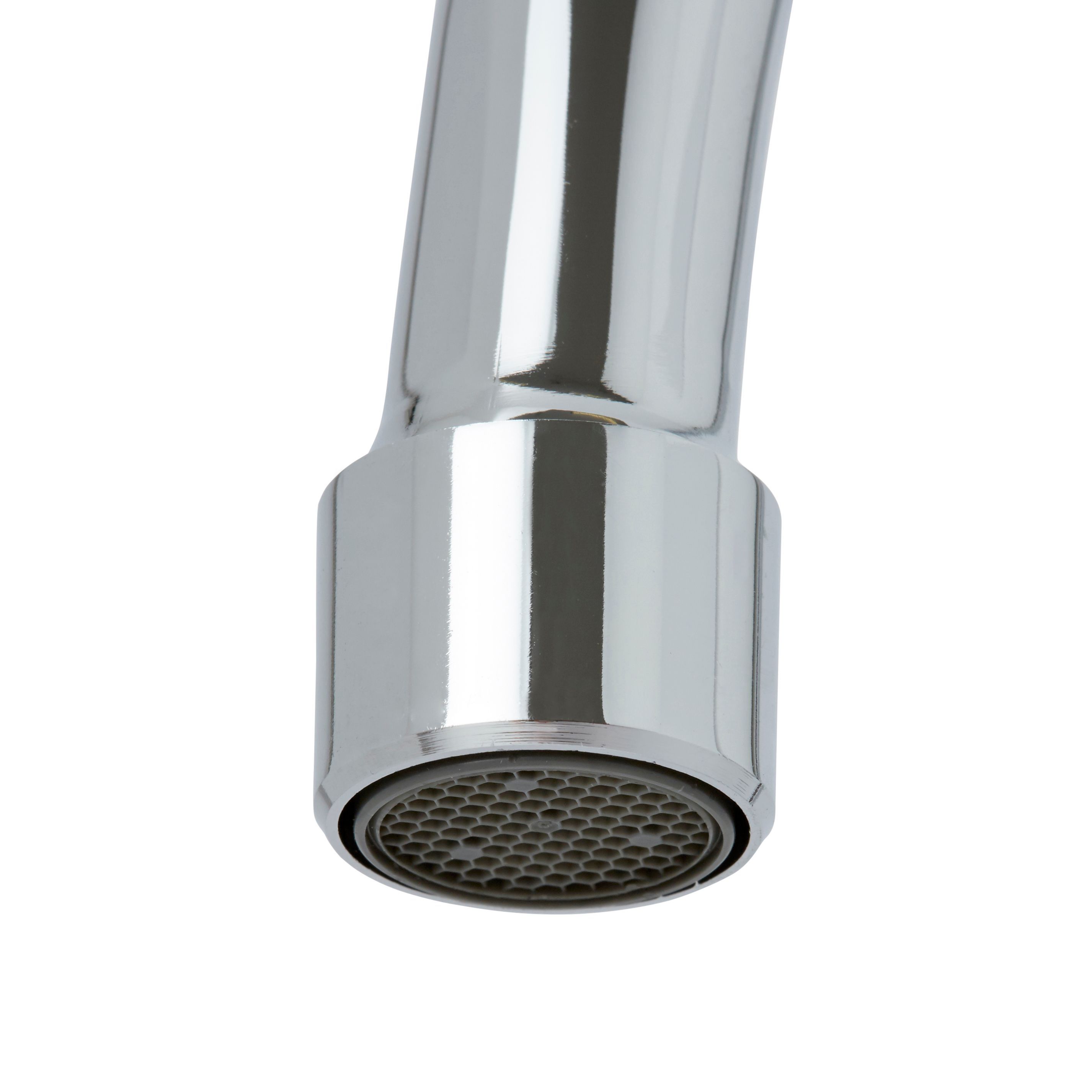 Kidson Chrome effect Kitchen Twin lever Tap