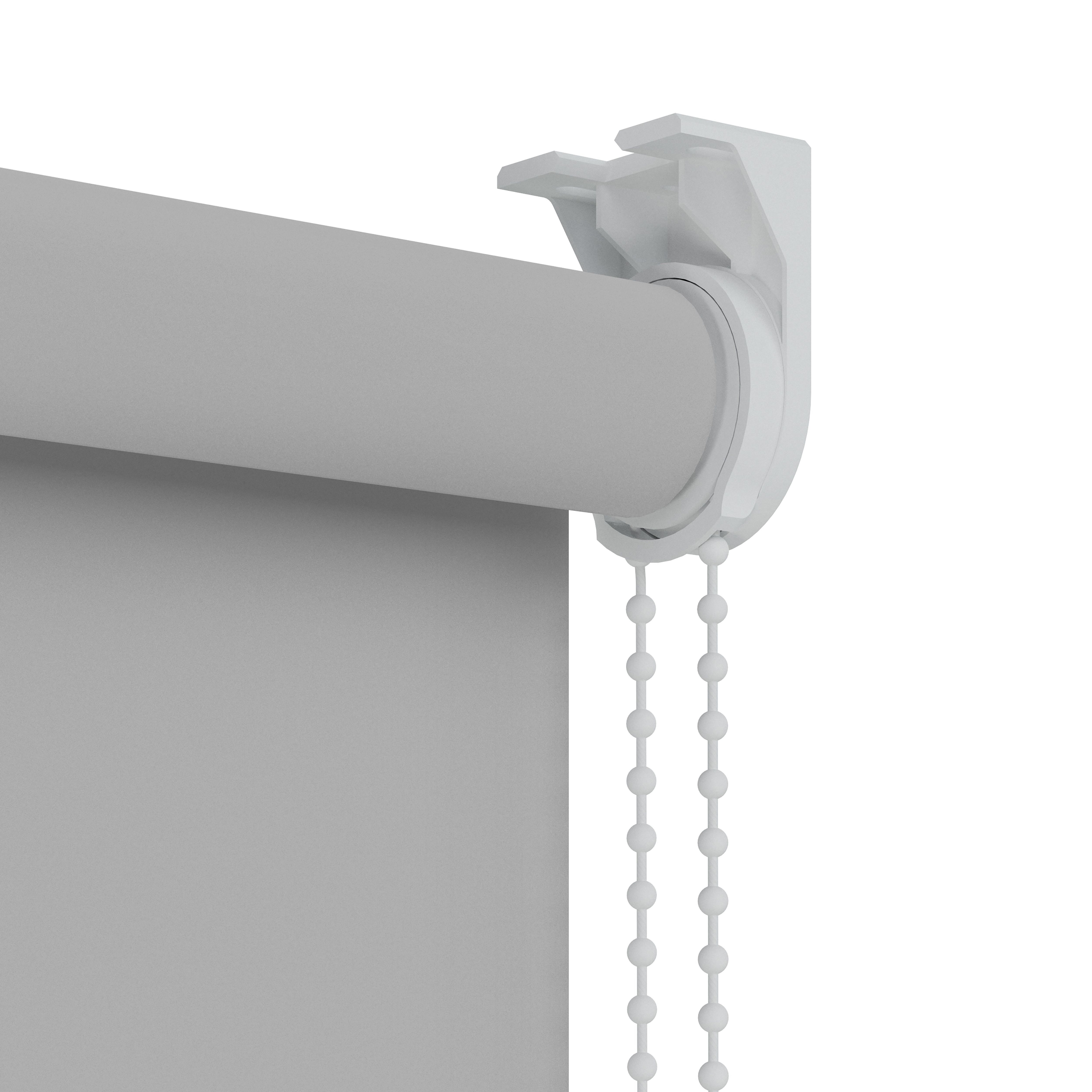 Kitchen & bathroom blinds Corded Plain grey Blackout Roller blind (W)60cm (L)180cm