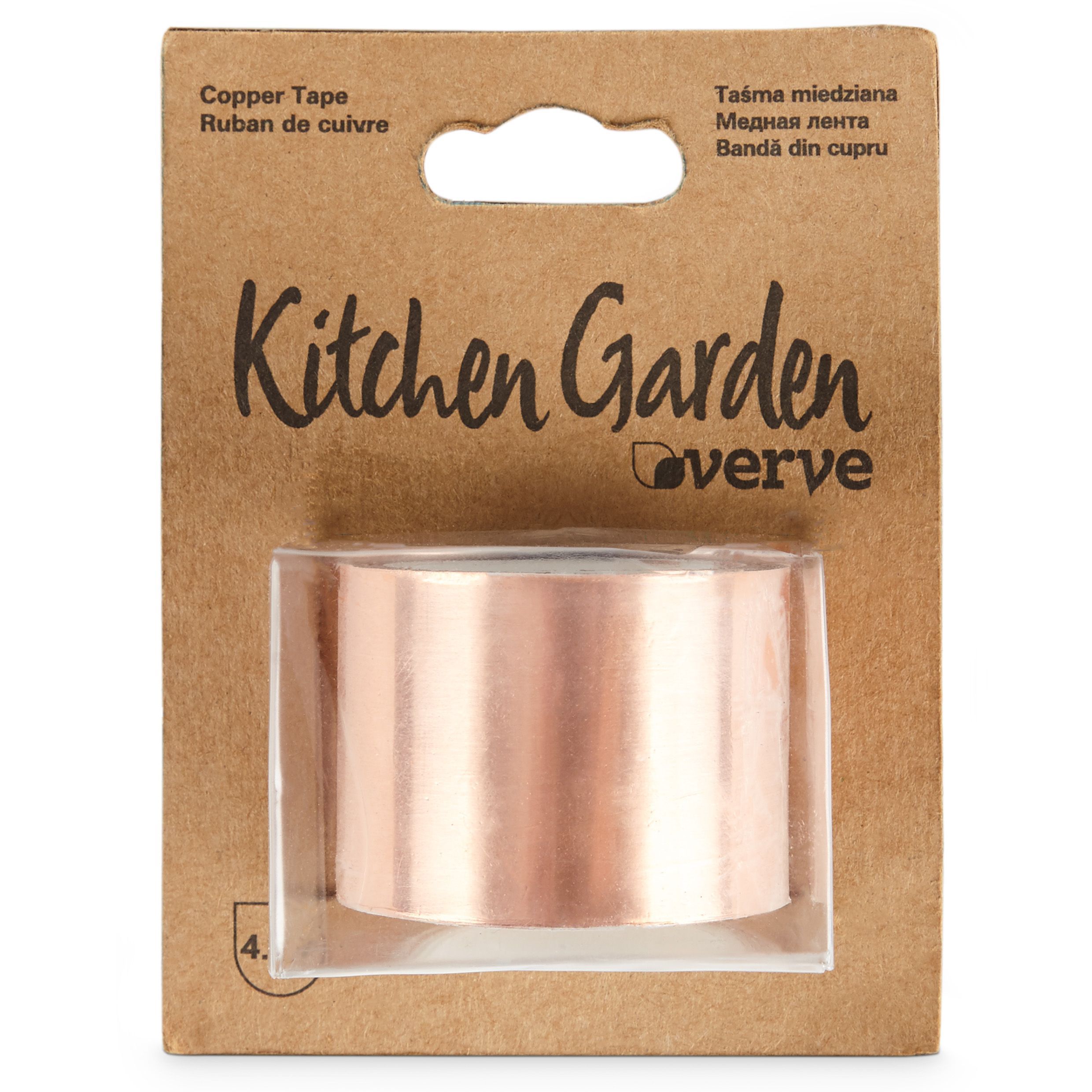 Kitchen garden Copper Tape (L)4m (W)40mm
