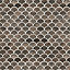 Kiwana Brown Concrete effect Aluminium Mosaic tile sheet, (L)285mm (W)296mm