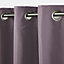 Klama Light purple Plain Blackout Eyelet Curtain (W)117cm (L)137cm, Single