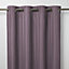 Klama Light purple Plain Blackout Eyelet Curtain (W)167cm (L)228cm, Single