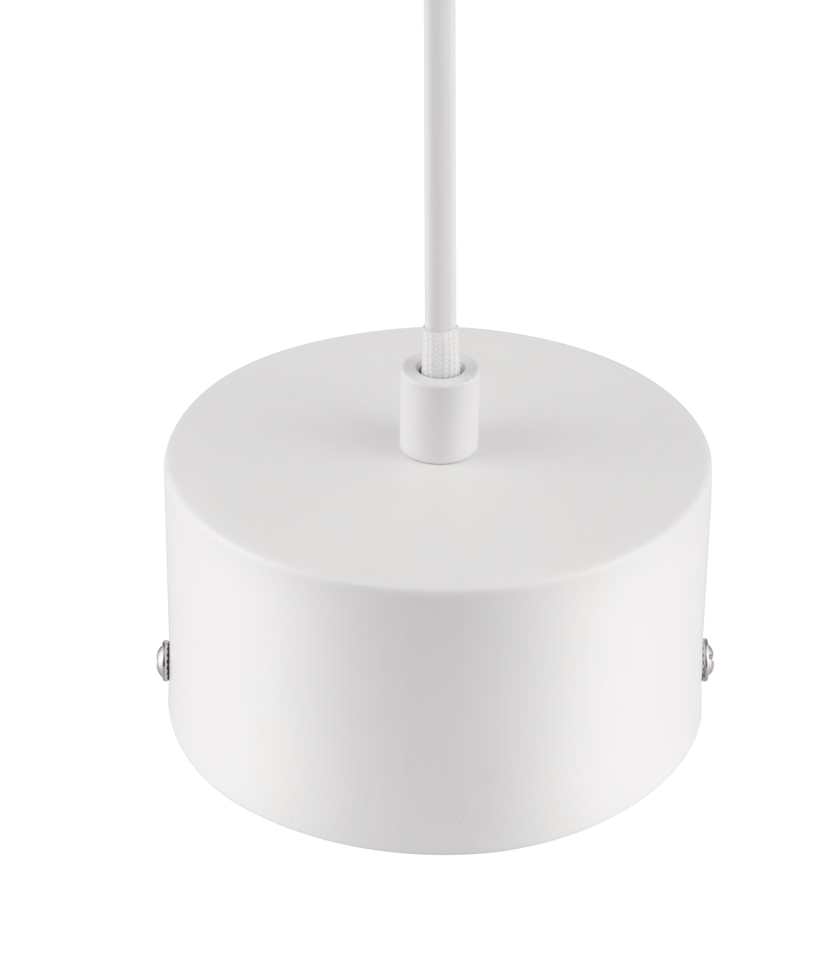 Klentony Matt White Pendant ceiling light, (Dia)100mm