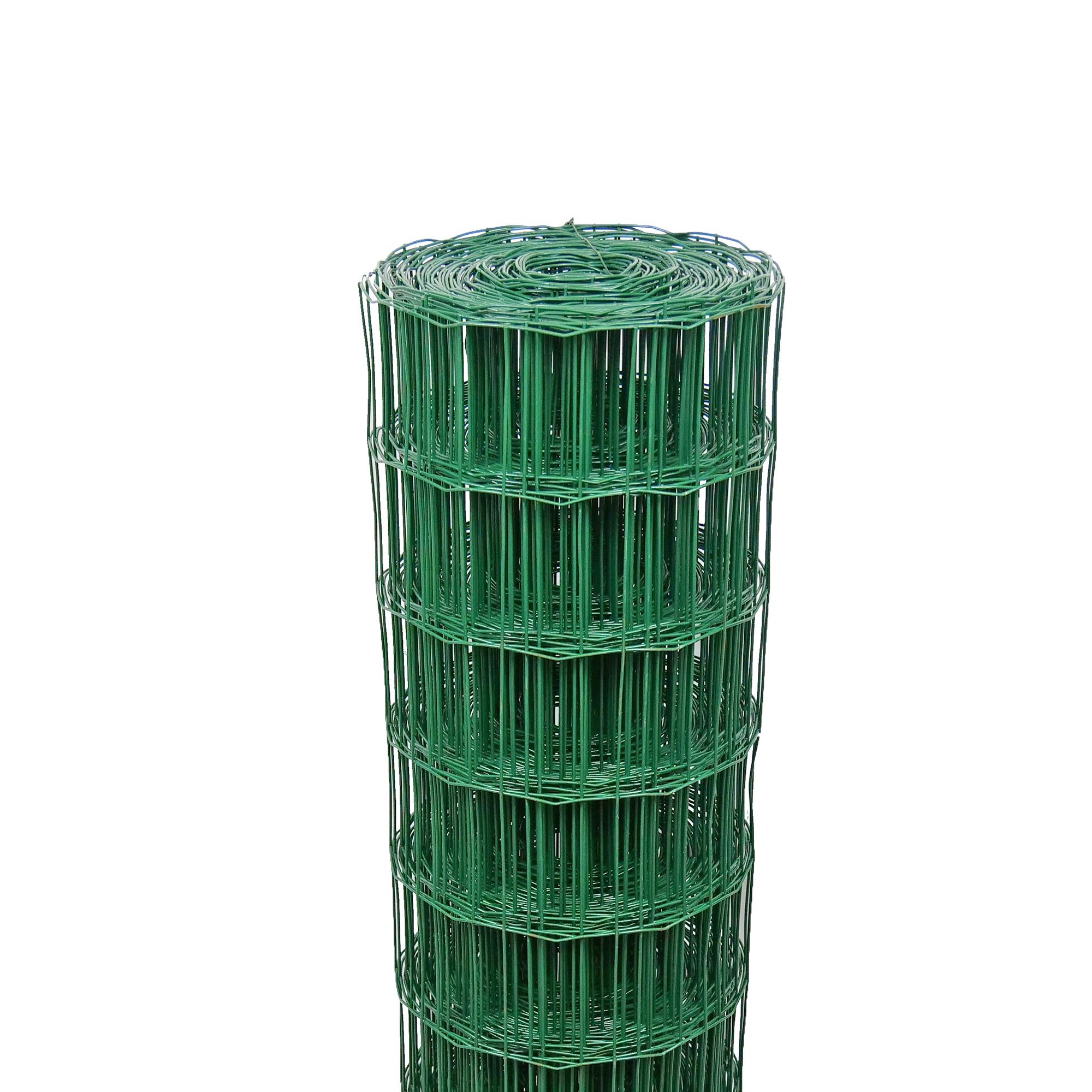 Klikstrom 75x100mm PVC-coated Steel Wire mesh roll, (L)25m (H)1.2m