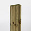 Klikstrom Lemhi W-shaped Wooden Fence post (H)2.4m (W)90mm