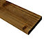 Klikstrom Madeira Brown Spruce Deck board (L)2.4m (W)120mm (T)24mm
