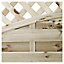 Klikstrom Mokcha Pressure treated Wooden Fence panel (W)1.8m (H)1.8m