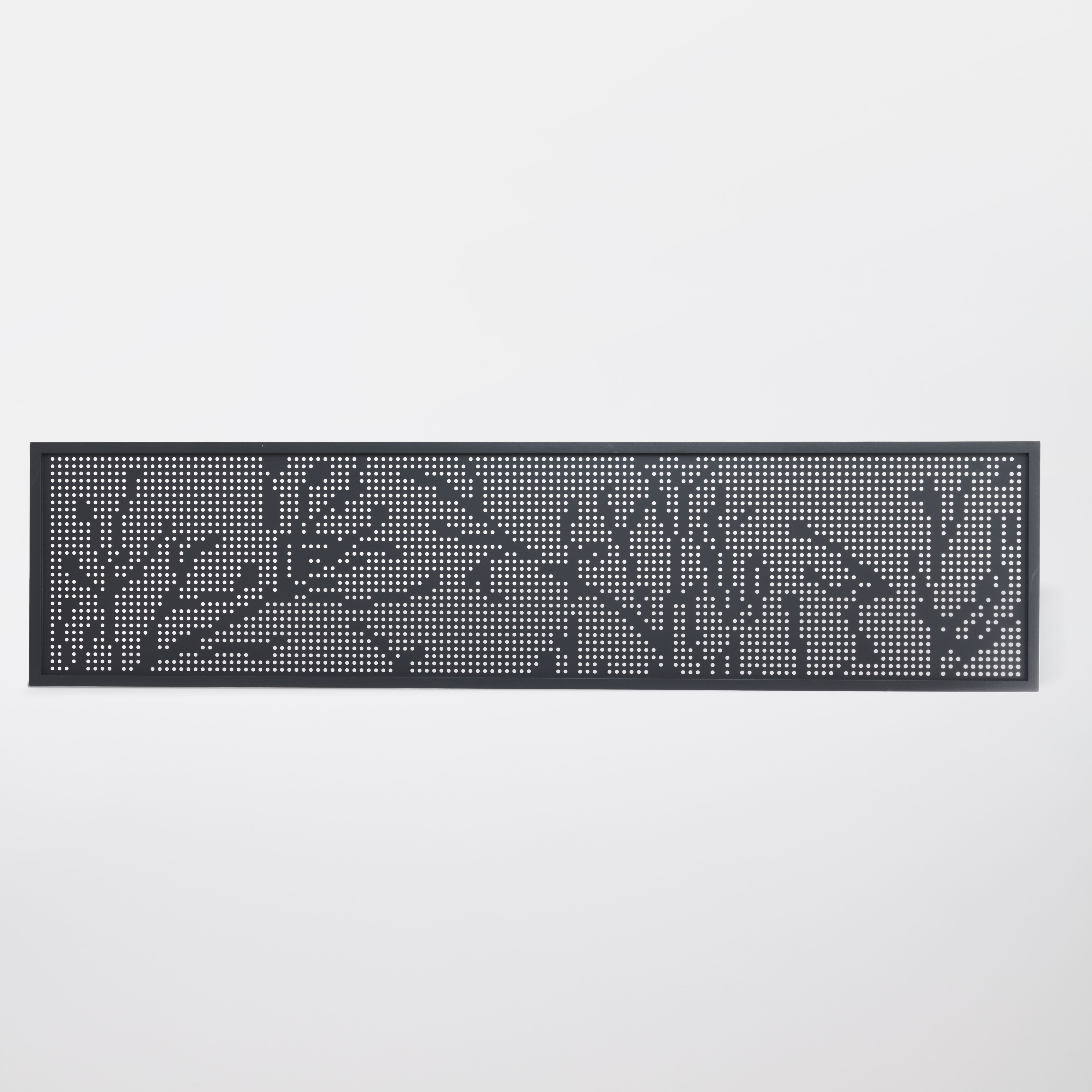 Klikstrom Neva Contemporary Dark grey Metal 1/4 fence panel (W)0.44m (H)1.79m