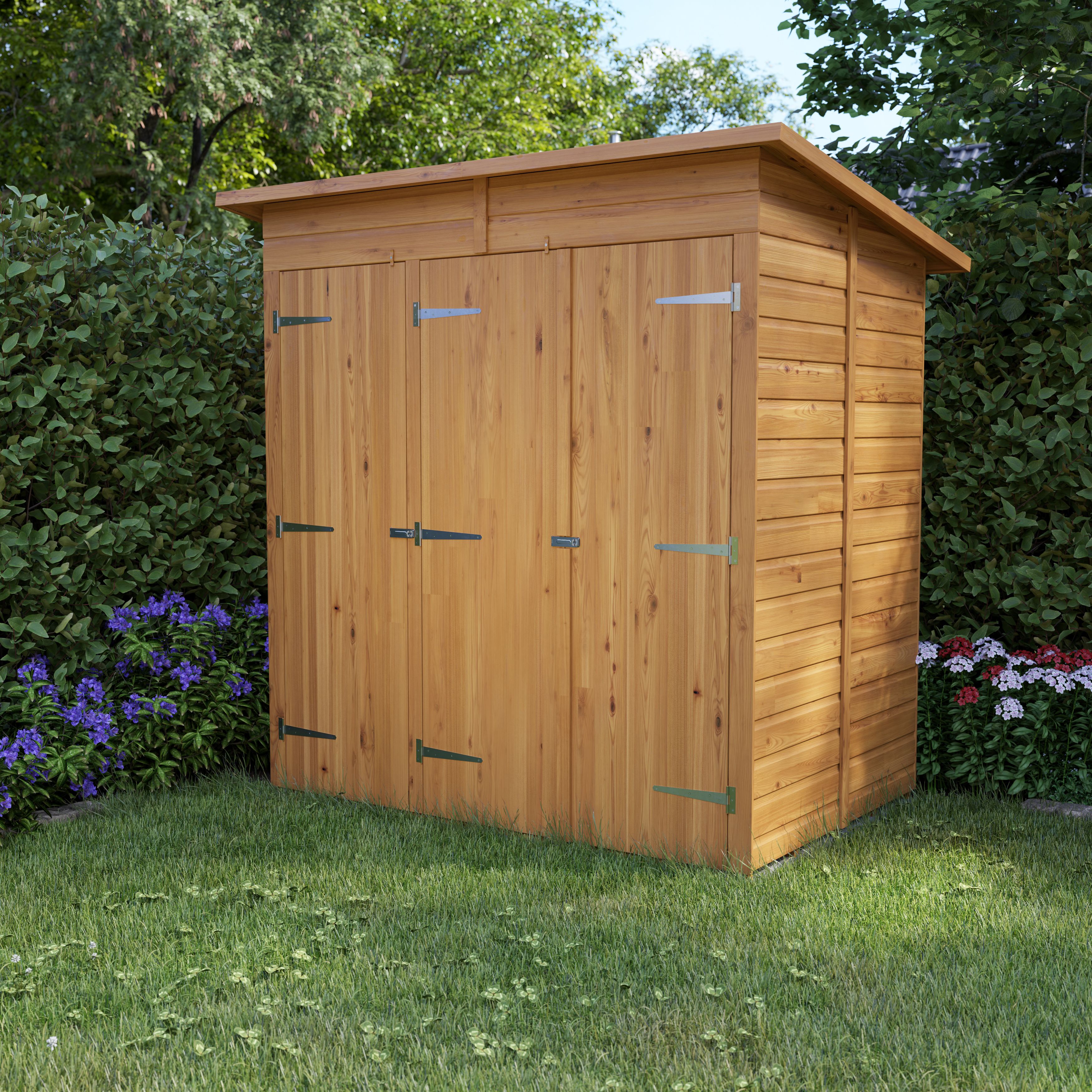 Klikstrom Pent 3 door Shed with floor