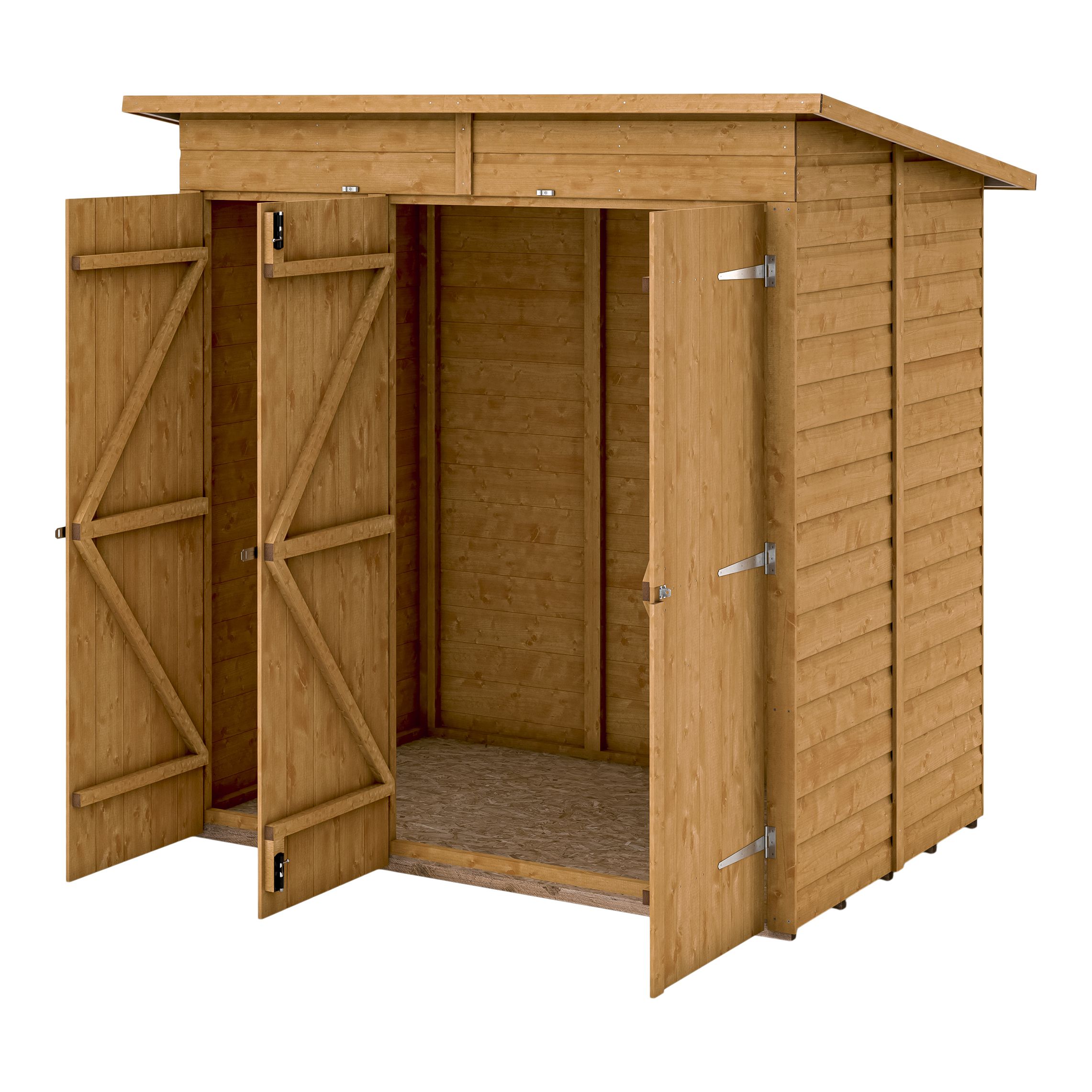 Klikstrom Pent 3 door Shed with floor