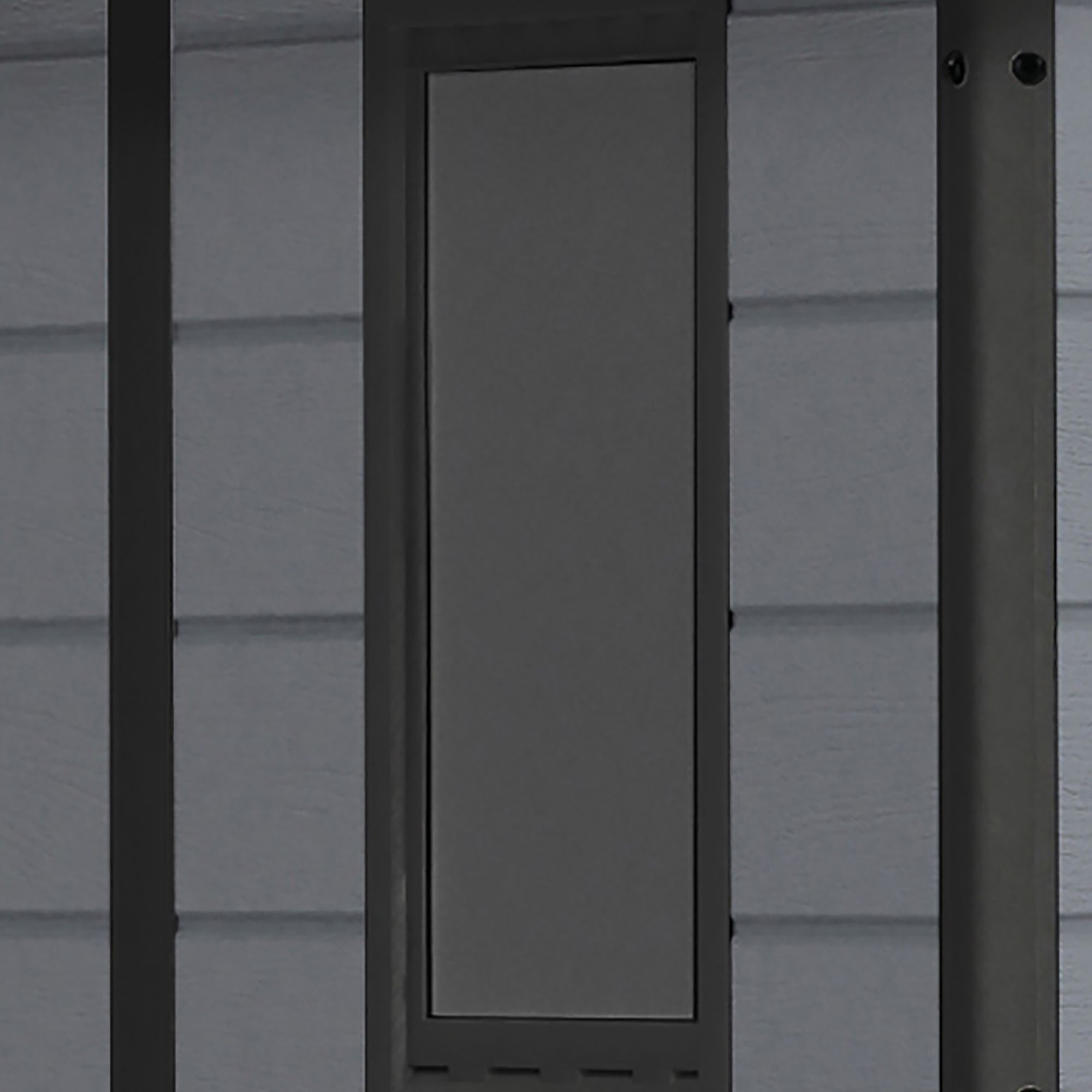 Klikstrom Senner 4x3 ft Apex Grey Shed with floor