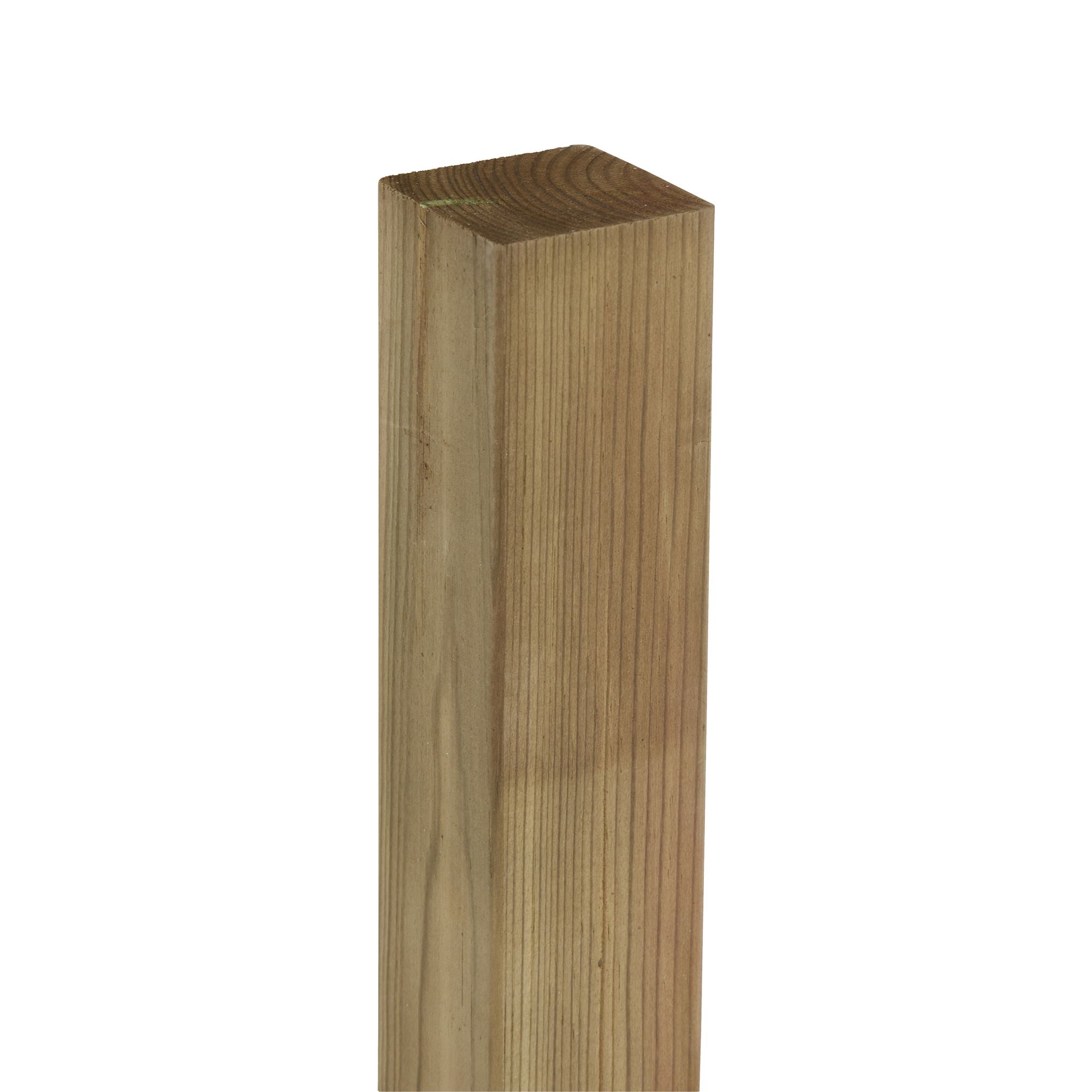 Klikstrom UC4 Natural Square Wooden Fence post (H)0.8m (W)45mm