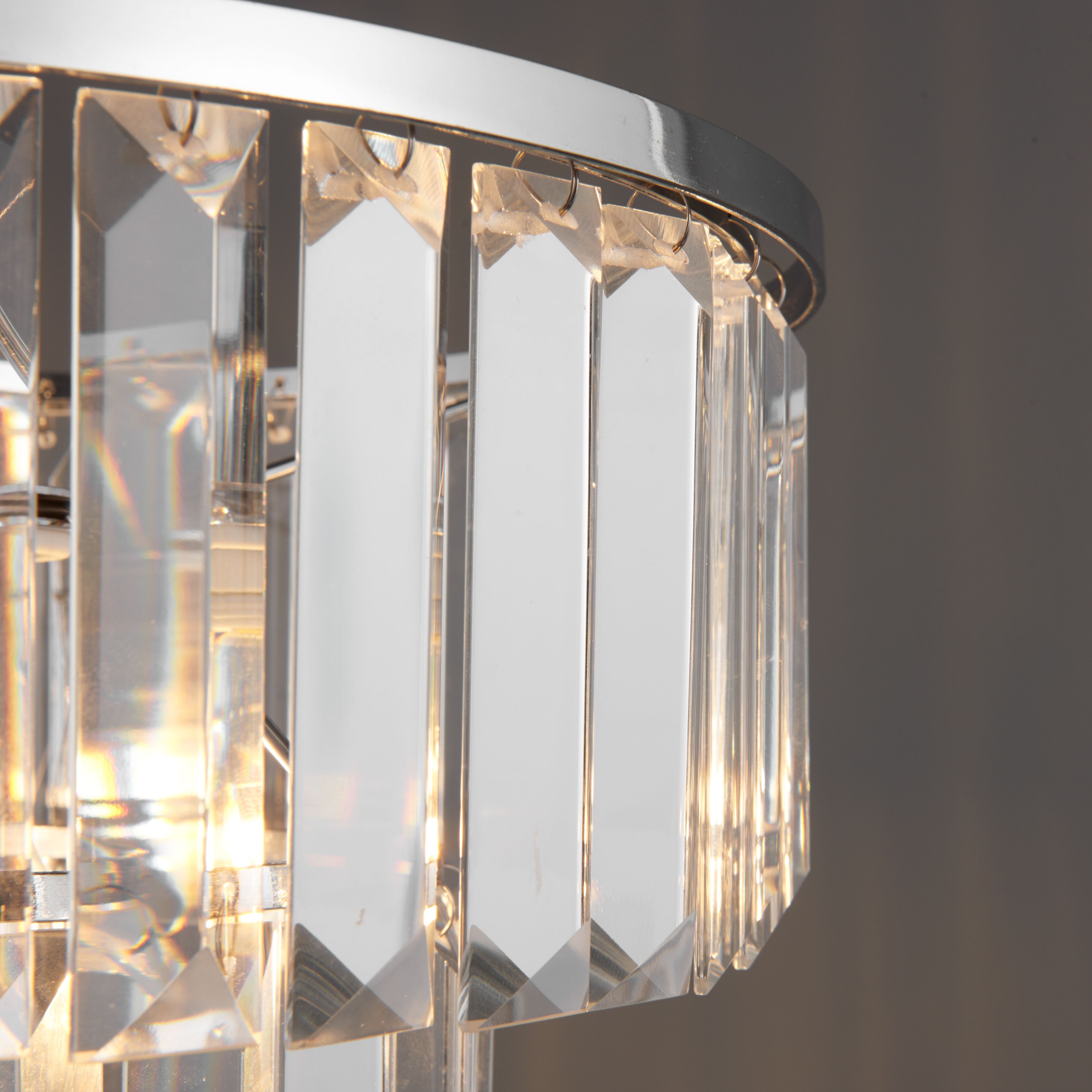 Knightsbridge Pendant Mirror effect Pendant ceiling light Dia 300mm Tradepoint