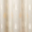 Kolla Beige Spotted Unlined Eyelet Curtain (W)117cm (L)137cm, Single