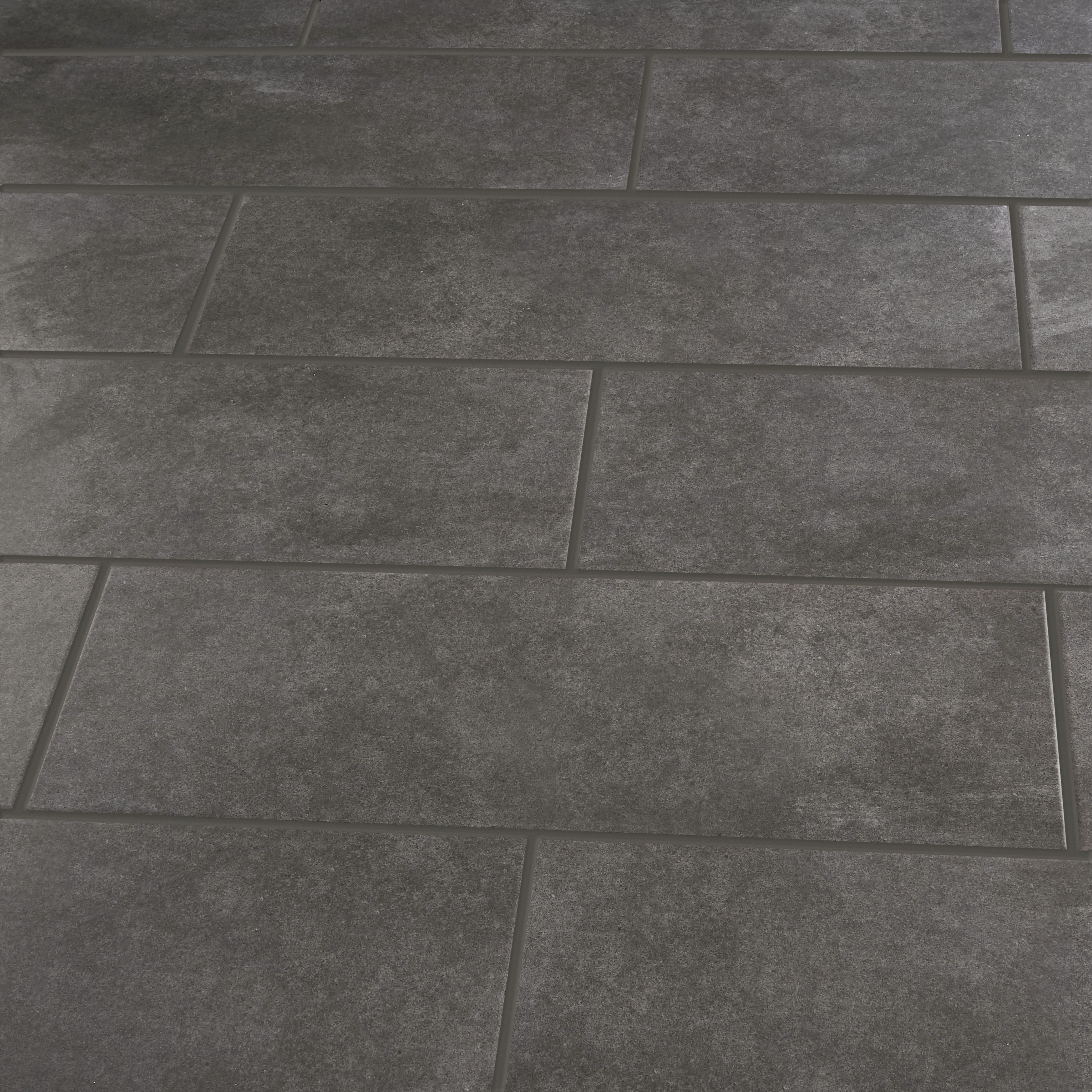 Konkrete Anthracite Matt Konkrete Concrete effect Ceramic Indoor Wall tile, Pack of 8, (L)600mm (W)200mm