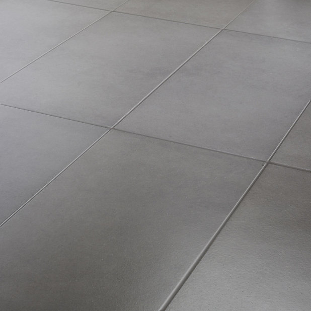 Konkrete Grey Matt Modern Concrete, How To Lay Porcelain Floor Tile On Concrete