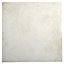 Konkrete Ivory Matt Concrete effect Porcelain Wall & floor Tile, Pack of 4, (L)616mm (W)616mm