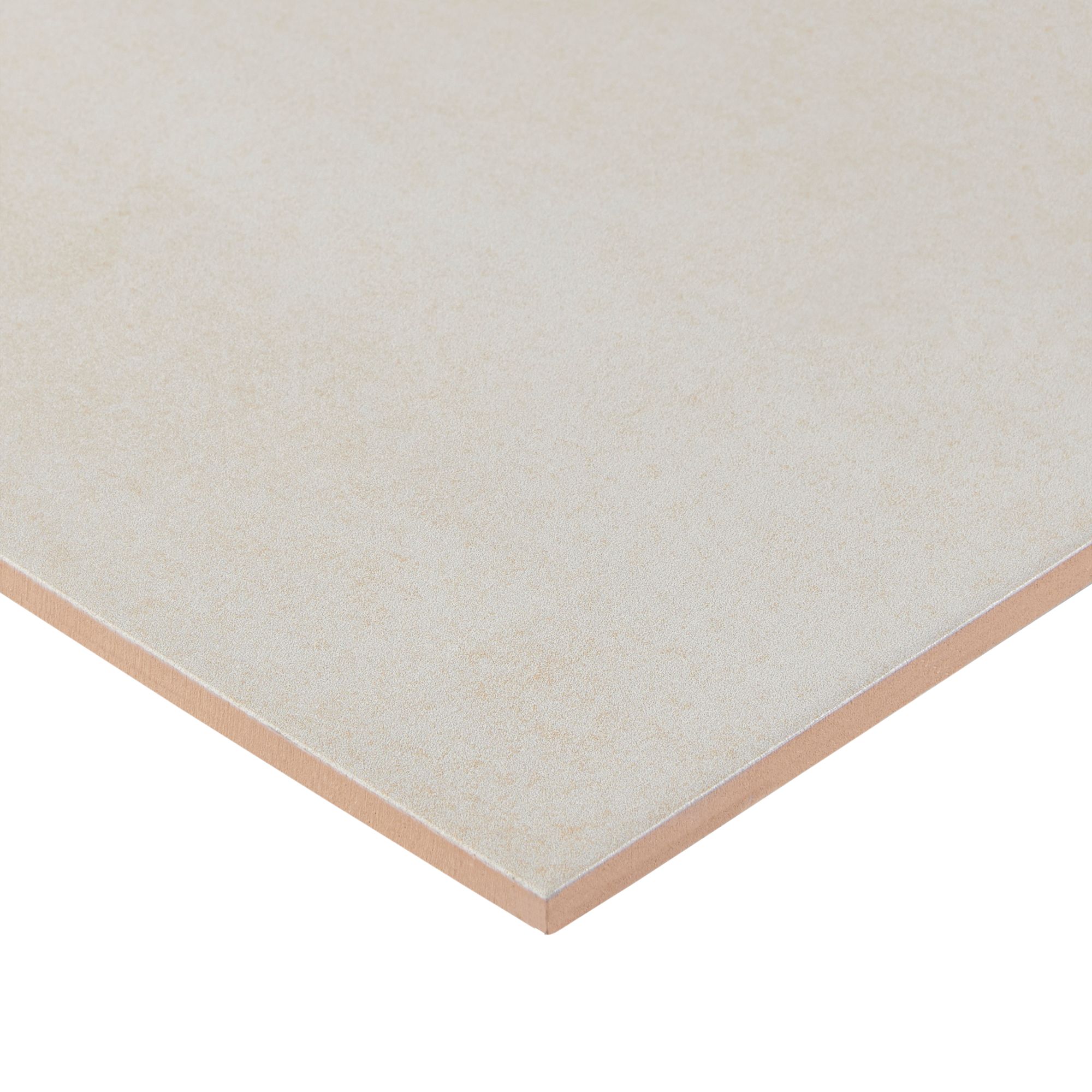Konkrete Ivory Matt Konkrete Concrete effect Ceramic Wall Tile, Pack of 8, (L)600mm (W)200mm