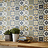 Konkrete Multicolour Matt Ceramic Wall Tile, Pack of 14, (L)500mm (W)200mm