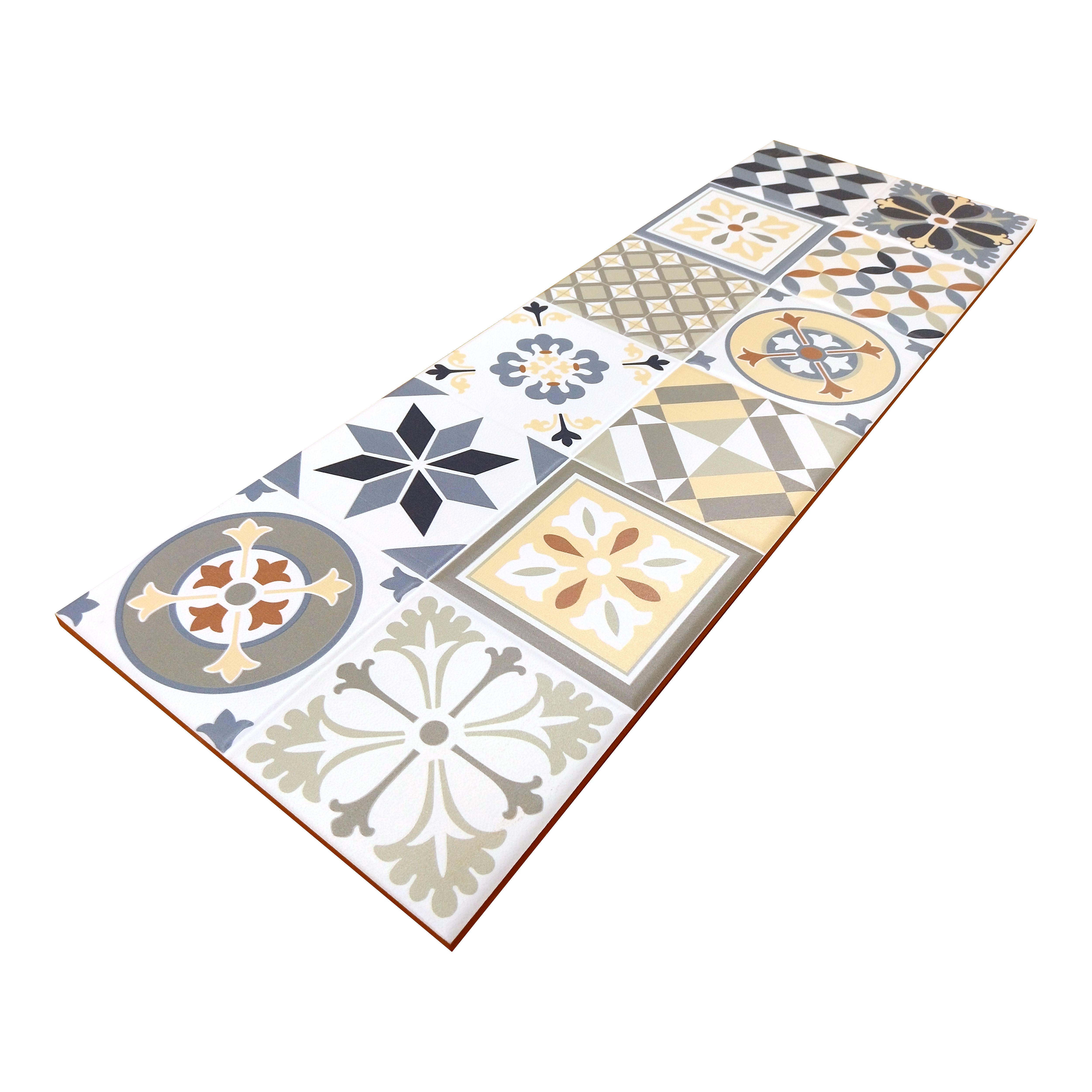 Konkrete Multicolour Matt Concrete effect Ceramic Indoor Wall Tile Sample