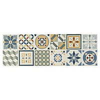 Konkrete Multicolour Matt Patterned Ceramic Wall Tile Sample
