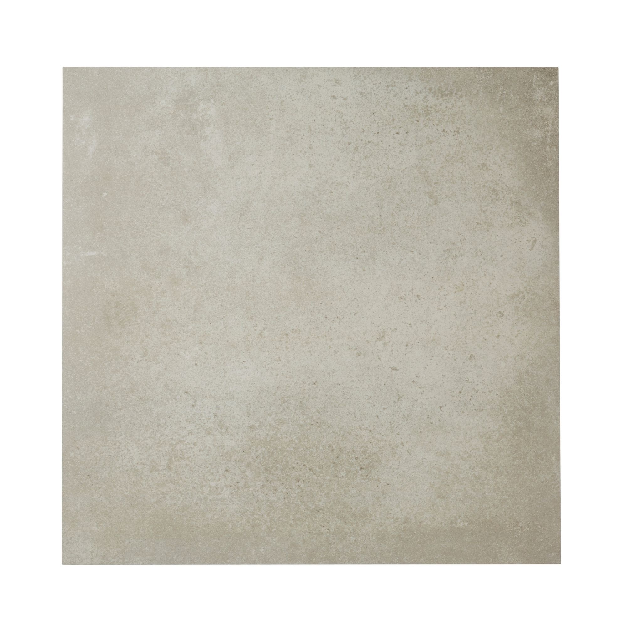 Kontainer Greige Matt Flat Concrete effect Porcelain Wall & floor Tile, Pack of 3, (L)590mm (W)590mm