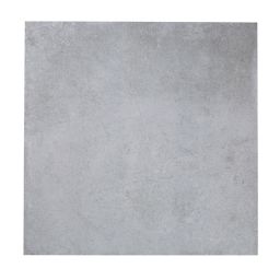 Kontainer Medium grey Matt Flat Concrete effect Square Porcelain Wall & floor Tile Sample