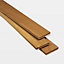 Krabi Natural Teak Solid wood Flooring Sample, (W)90mm