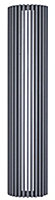 Kudox Tallos Anthracite Vertical Designer Radiator, (W)400mm x (H)1800mm