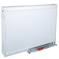 Kudox Type 22 double Panel radiator White, (H)500mm (W)1400mm