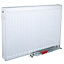 Kudox Type 22 double Panel radiator White, (H)500mm (W)1400mm