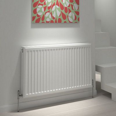 Kudox Type 22 Panel Radiator, White (W)2400mm (H)600mm | Tradepoint