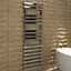 Kudox Vectis Electric Silver Chrome effect Towel warmer (W)500mm x (H)1500mm