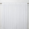 Kymbe White Plain Unlined Pencil pleat Voile curtain (W)260cm (L)260cm, Single