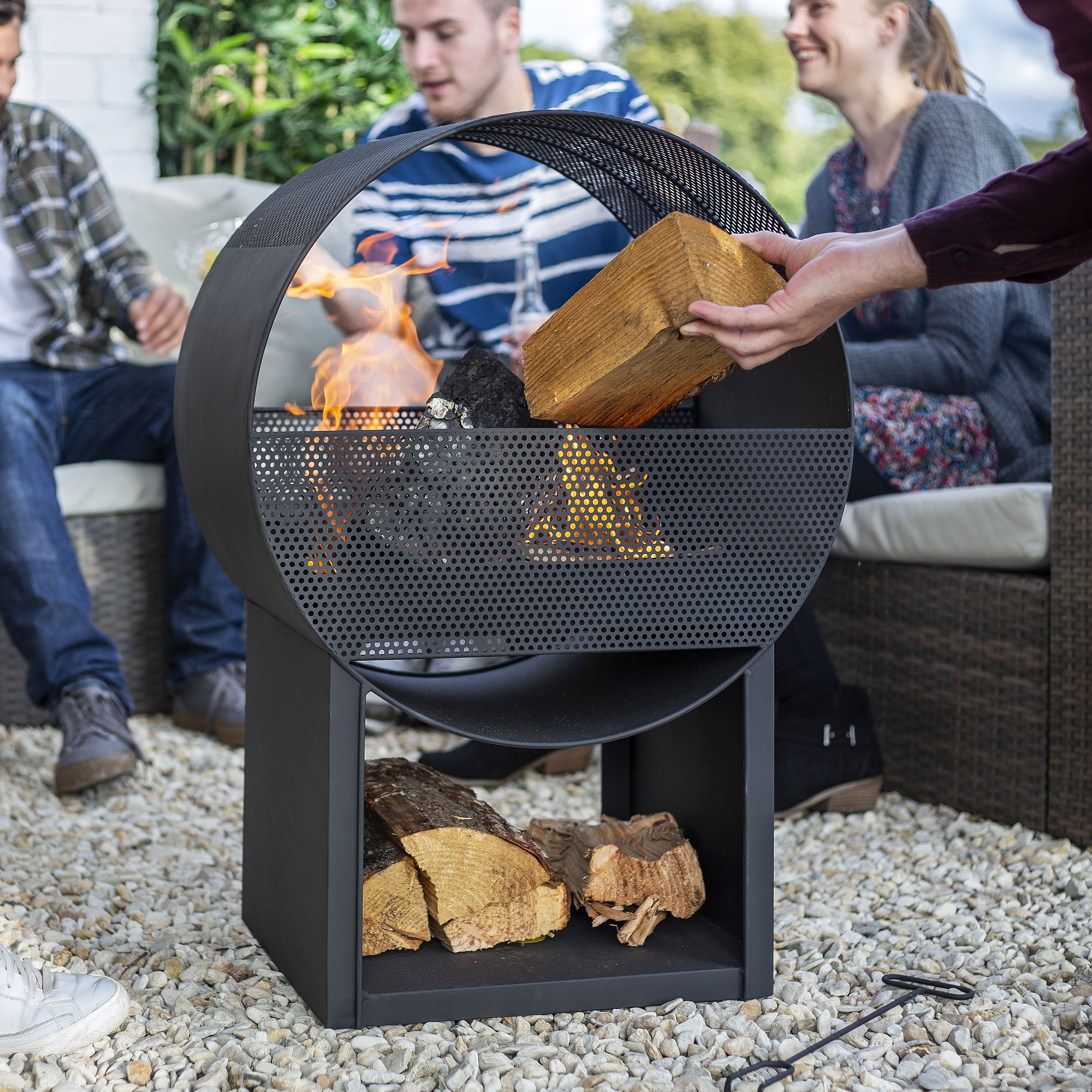 La Hacienda Camacha Steel Fireplace