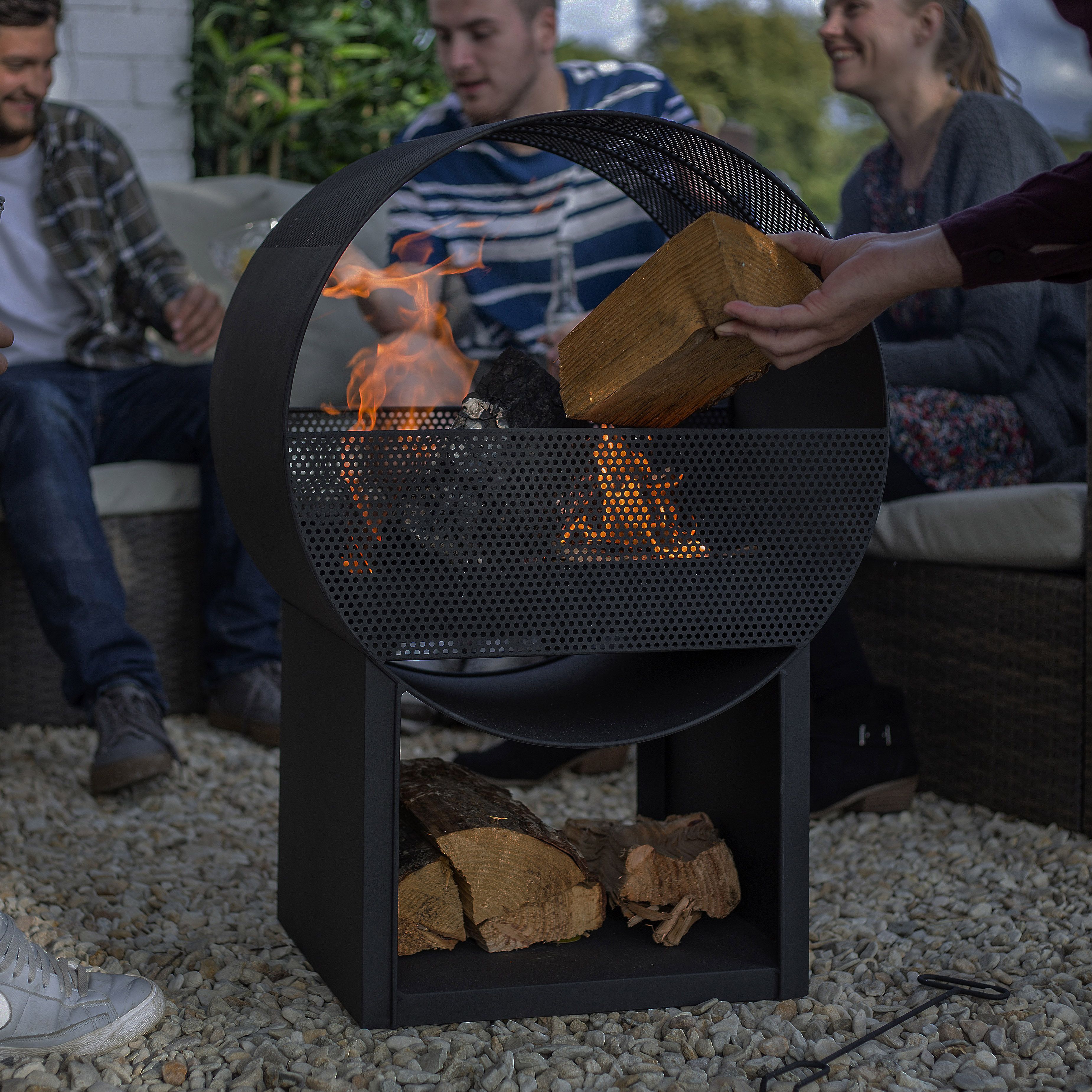 La Hacienda Camacha Steel Fireplace