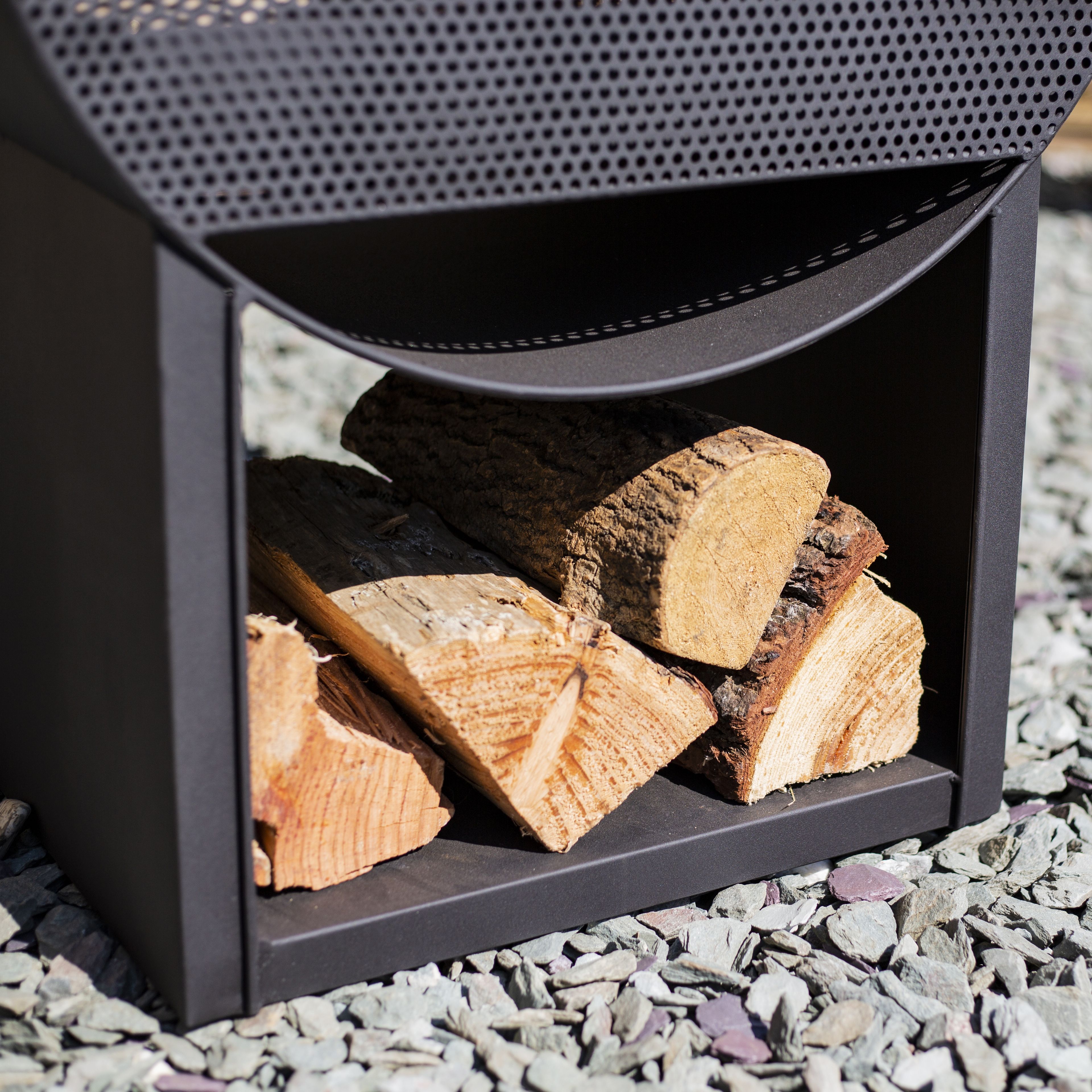 La Hacienda Camacha Steel Fireplace
