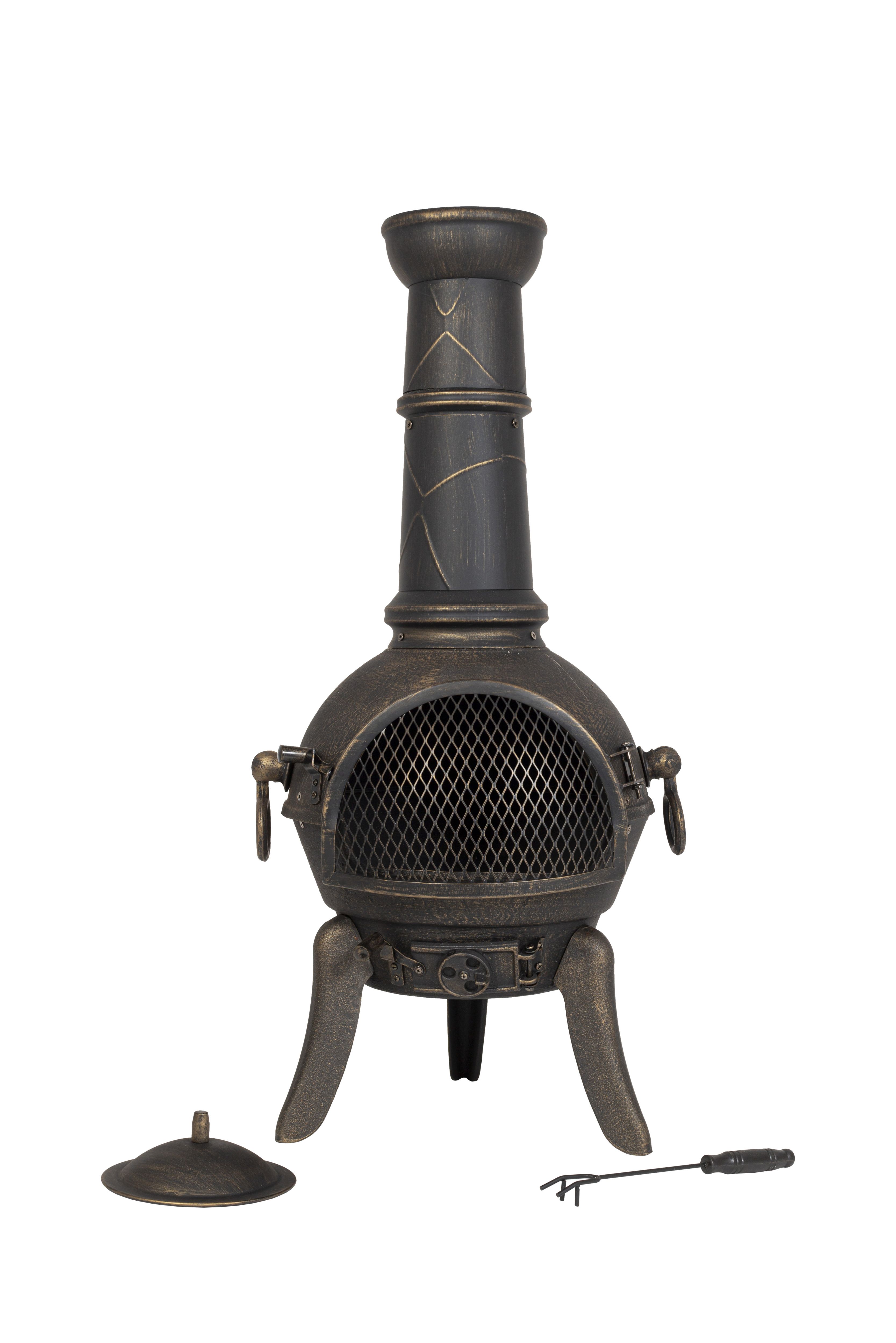 La Hacienda Cuba Cast iron & steel Chiminea