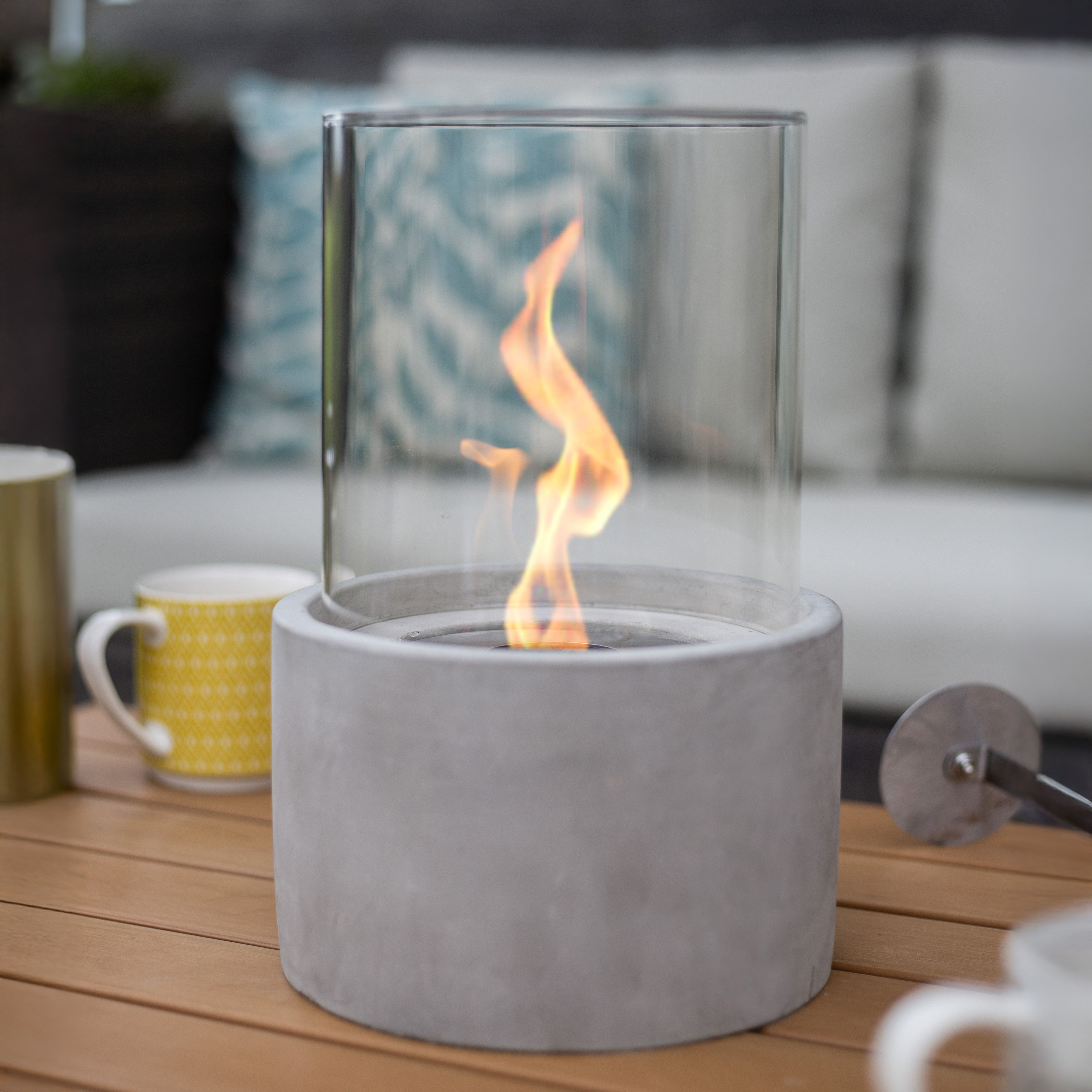 La Hacienda Olivia Bio-ethanol Tabletop Fire