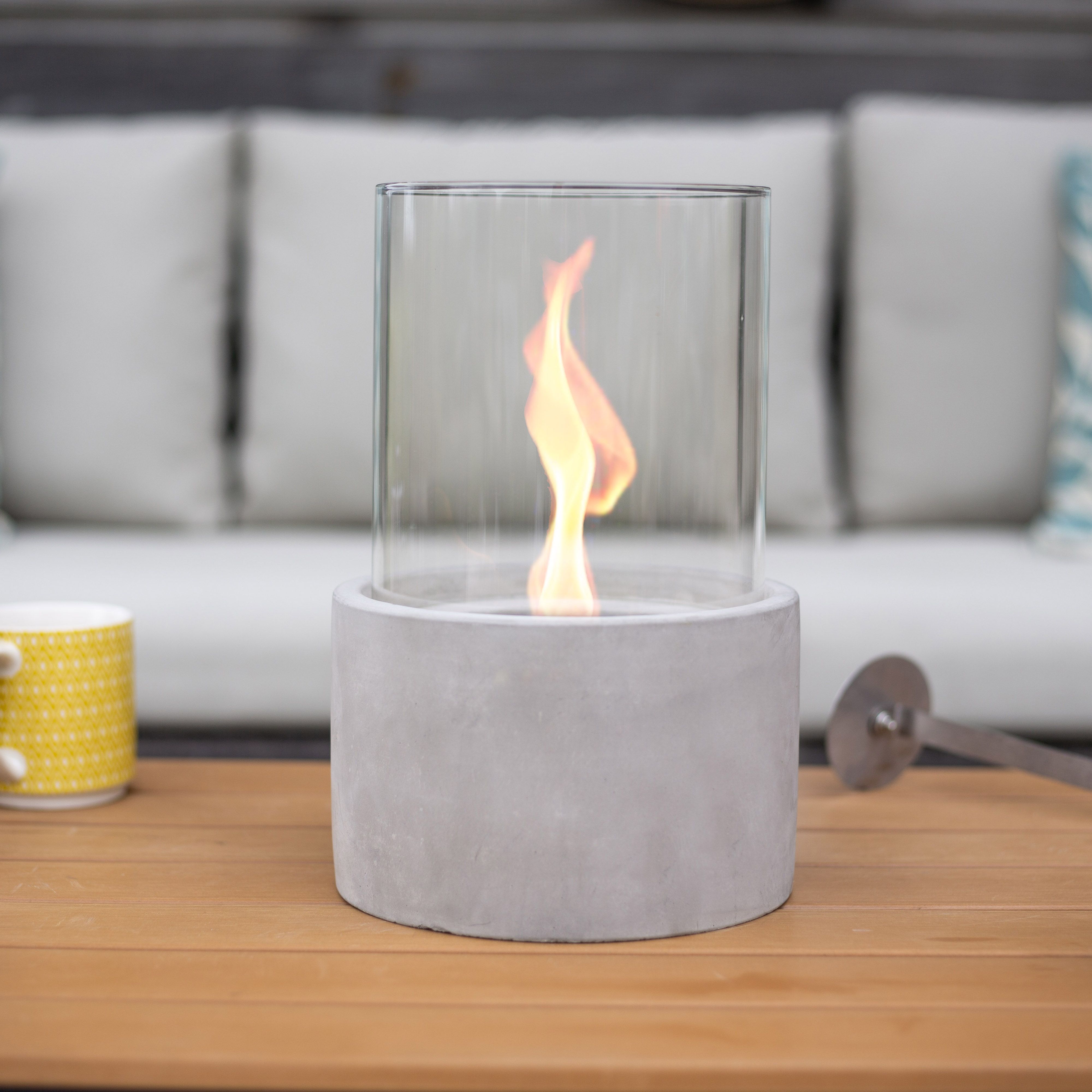La Hacienda Olivia Bio-ethanol Tabletop Fire