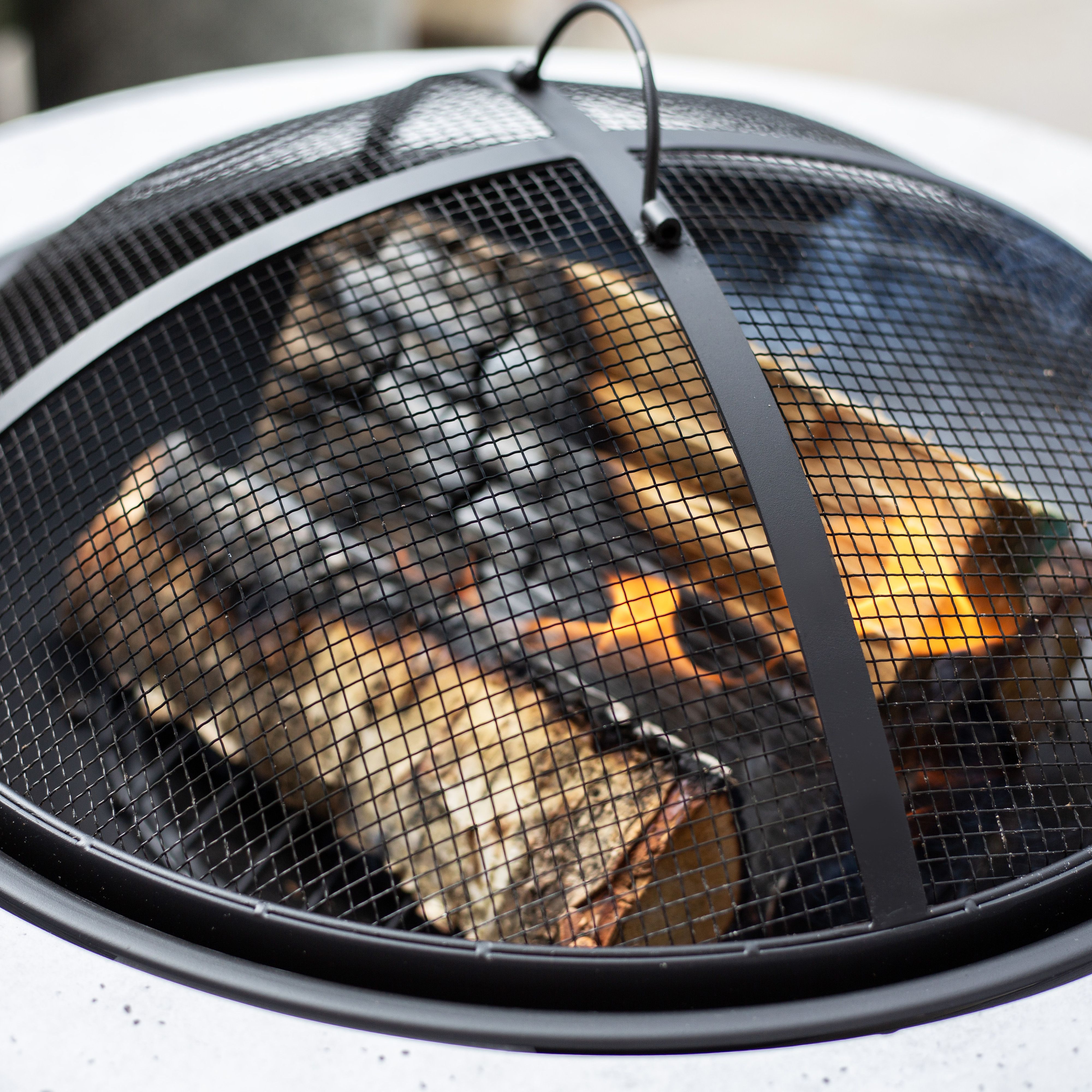 La Hacienda Piedra Steel Matt Grey Firepit