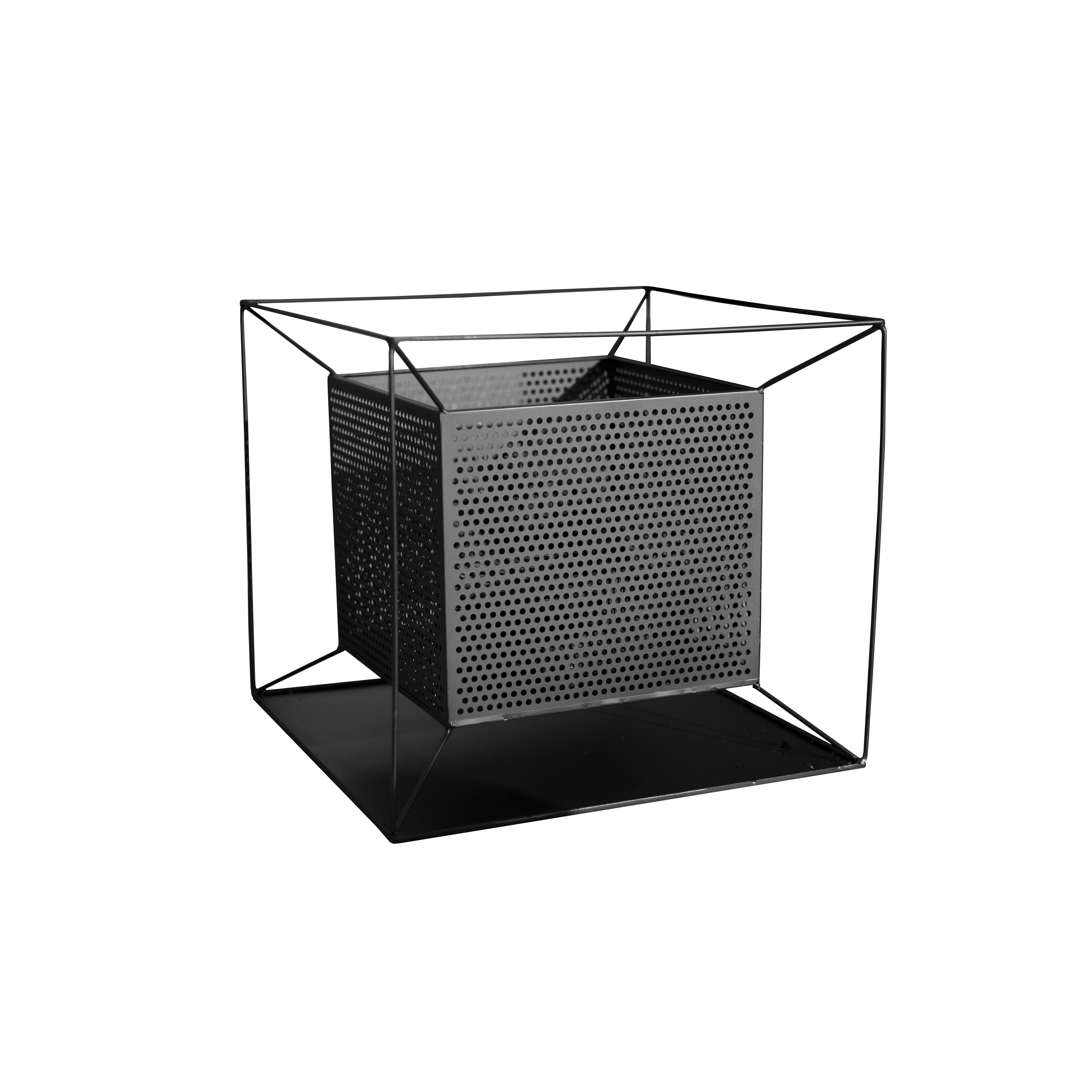 La Hacienda Quadrada Steel Matt Black Firepit