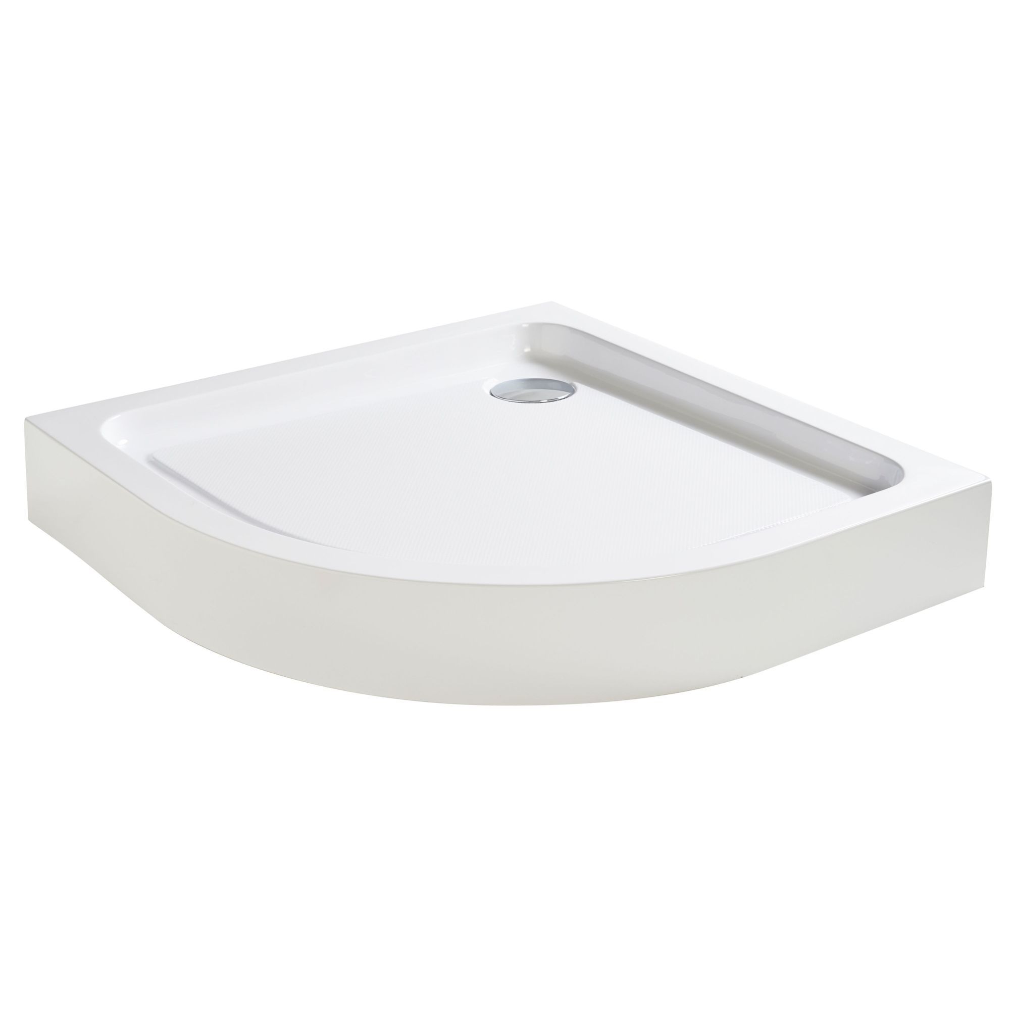Lagan Gloss White Quadrant Shower tray (L)90cm (W)90cm (H)90cm