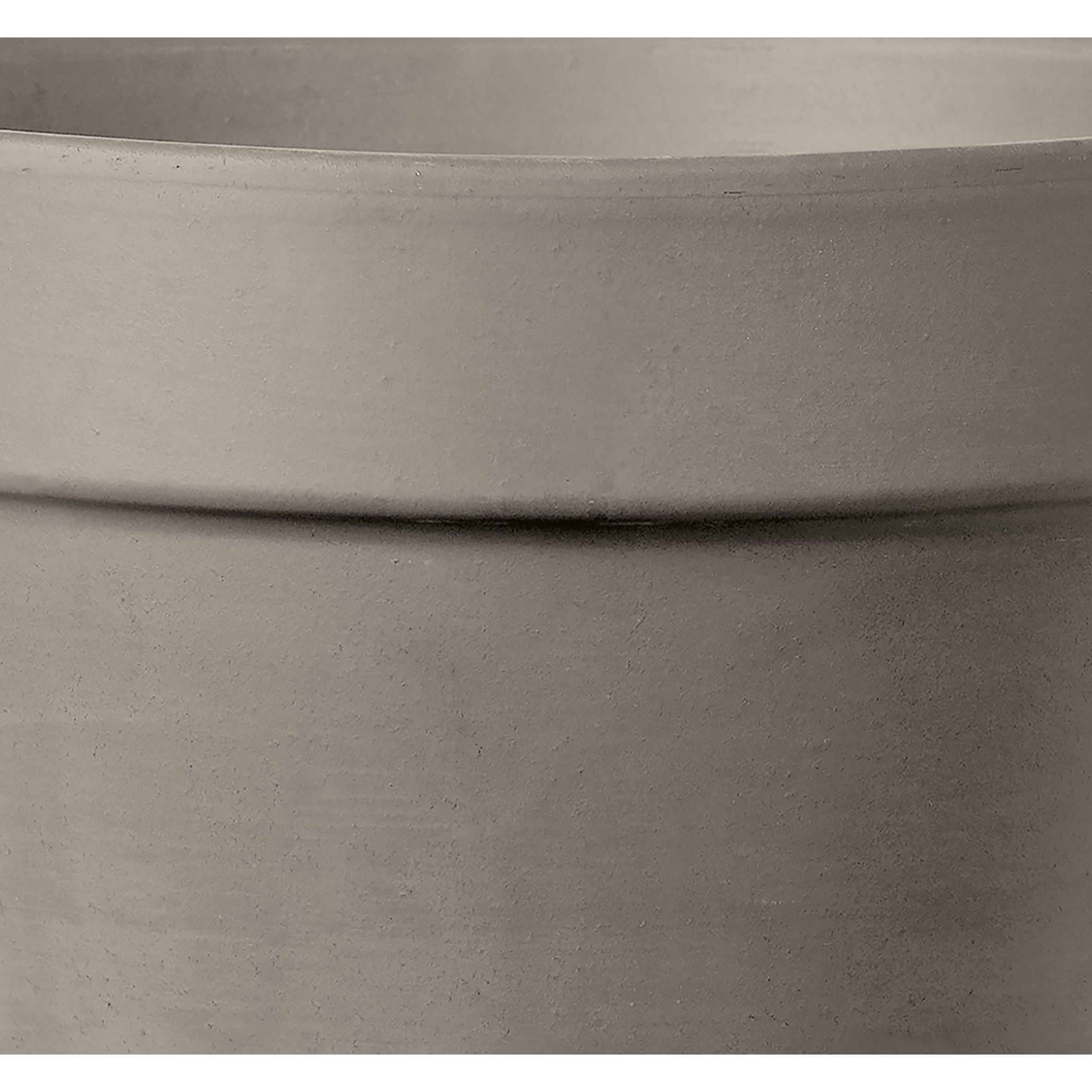 Laleh Brown Terracotta Circular Plant pot (Dia)23cm