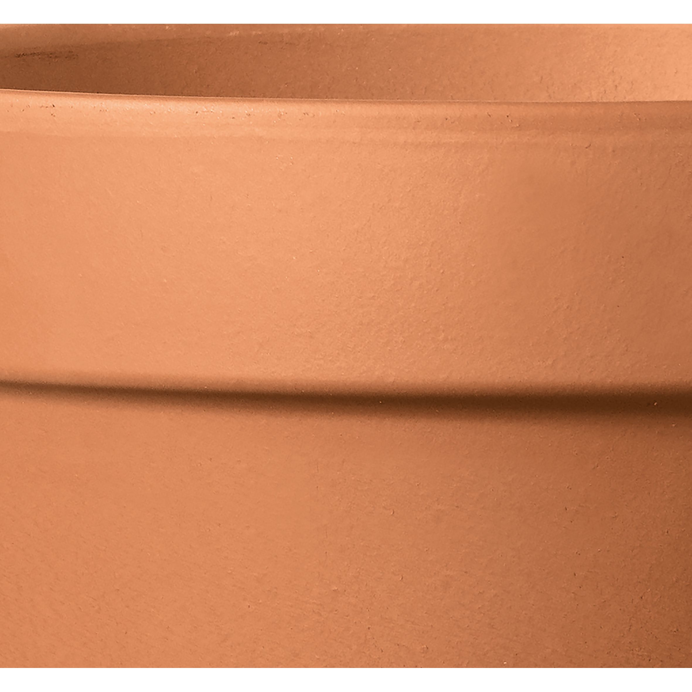 Laleh Terracotta Circular Plant pot (Dia)11.2cm