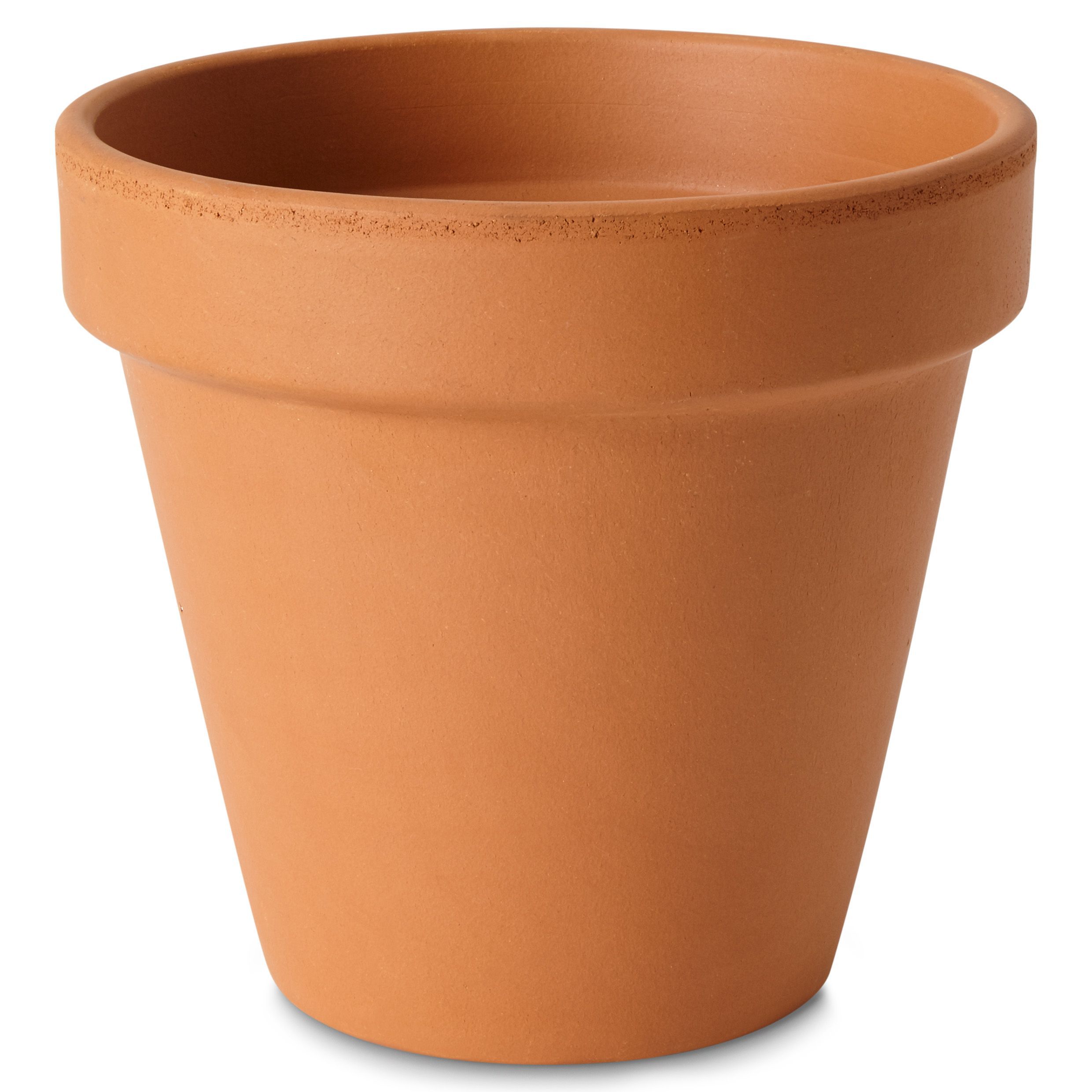Laleh Terracotta Circular Plant pot (Dia)17.1cm