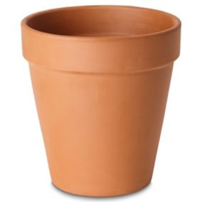 Laleh Terracotta Circular Plant pot (Dia)27.3cm