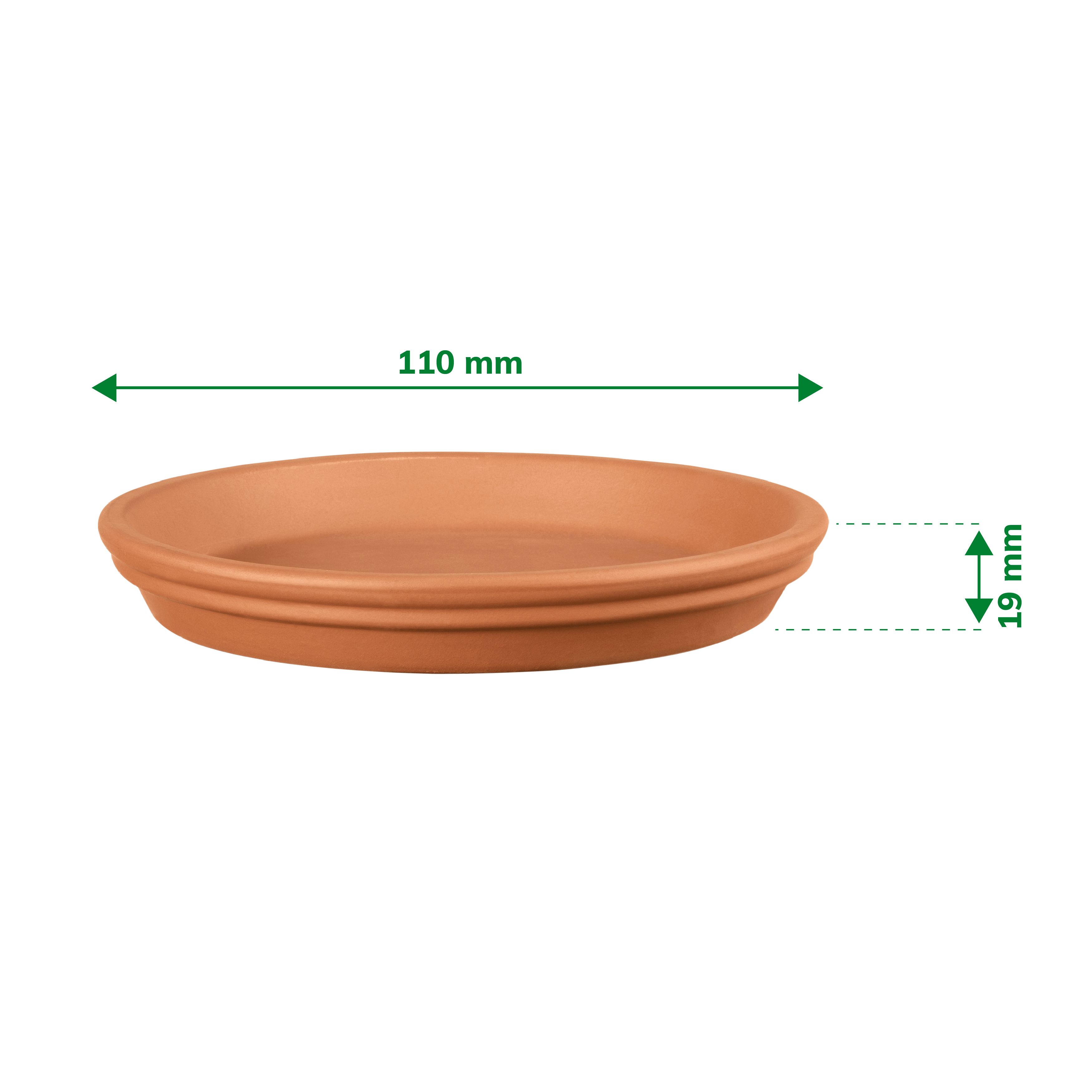 Laleh Terracotta Saucer (Dia)11cm