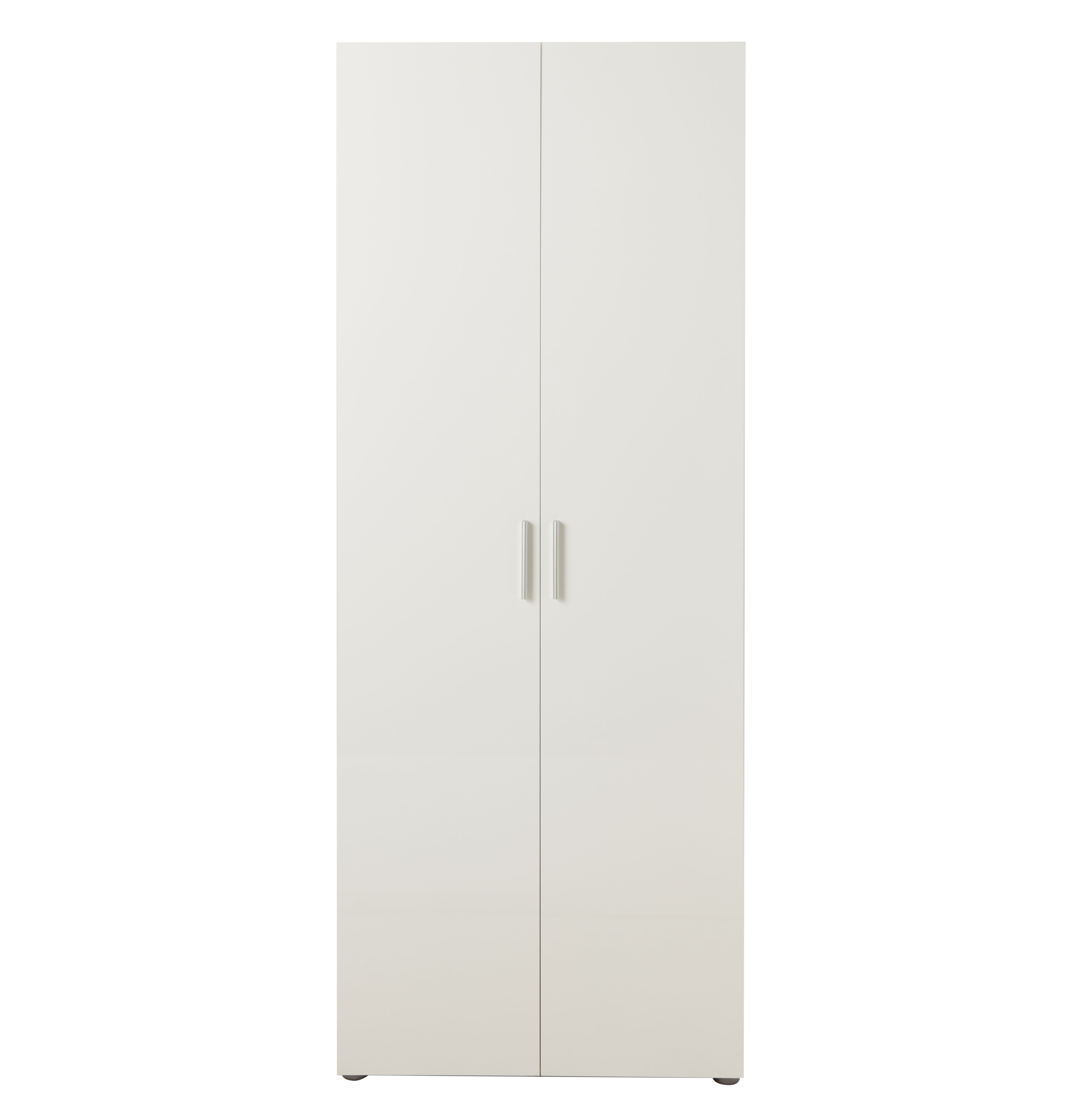 LAMEGO 2 DR ROBE WHT GLOSS OAK BOX 1/2